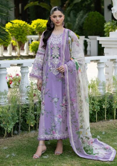 Elaf Premium Lawn ESG-01B Signature Embroidered Vol II Collection 26