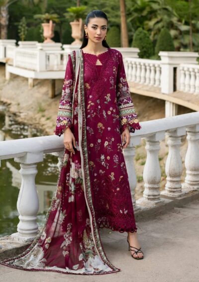 Elaf Premium Lawn ESG-02A Signature Embroidered Vol II Collection 26