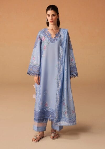 Afrozeh Lawn Opaline Haze Summer Edit