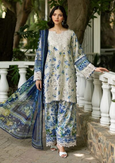 Elaf Premium Lawn ESG-08B Signature Embroidered Vol II Collection 26