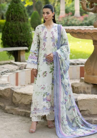 Elaf Premium Lawn ESG-03B Signature Embroidered Vol II Collection 26