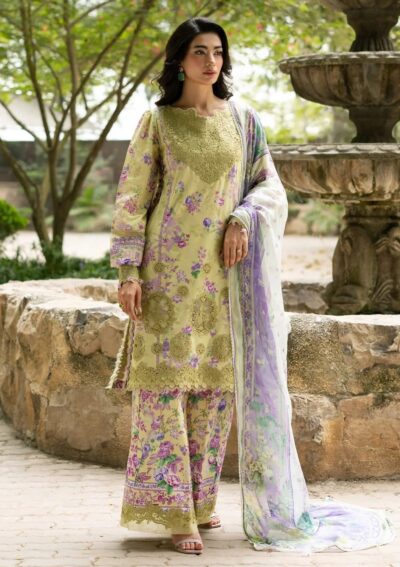 Elaf Premium Lawn ESG-08A Signature Embroidered Vol II Collection 26