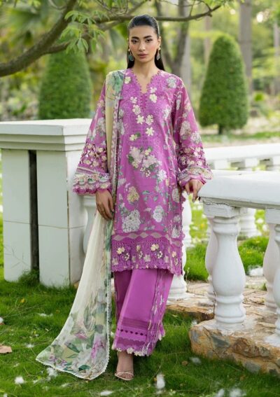 Elaf Premium Lawn ESG-07B Signature Embroidered Vol II Collection 26