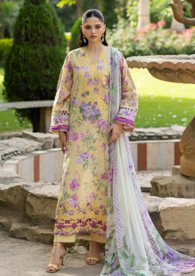 Elaf Premium Lawn ESG-07A Signature Embroidered Vol II Collection 26