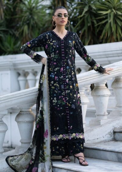 Elaf Premium Lawn ESG-02B Signature Embroidered Vol II Collection 26