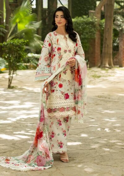 Elaf Premium Lawn ESG-04A Signature Embroidered Vol II Collection 26
